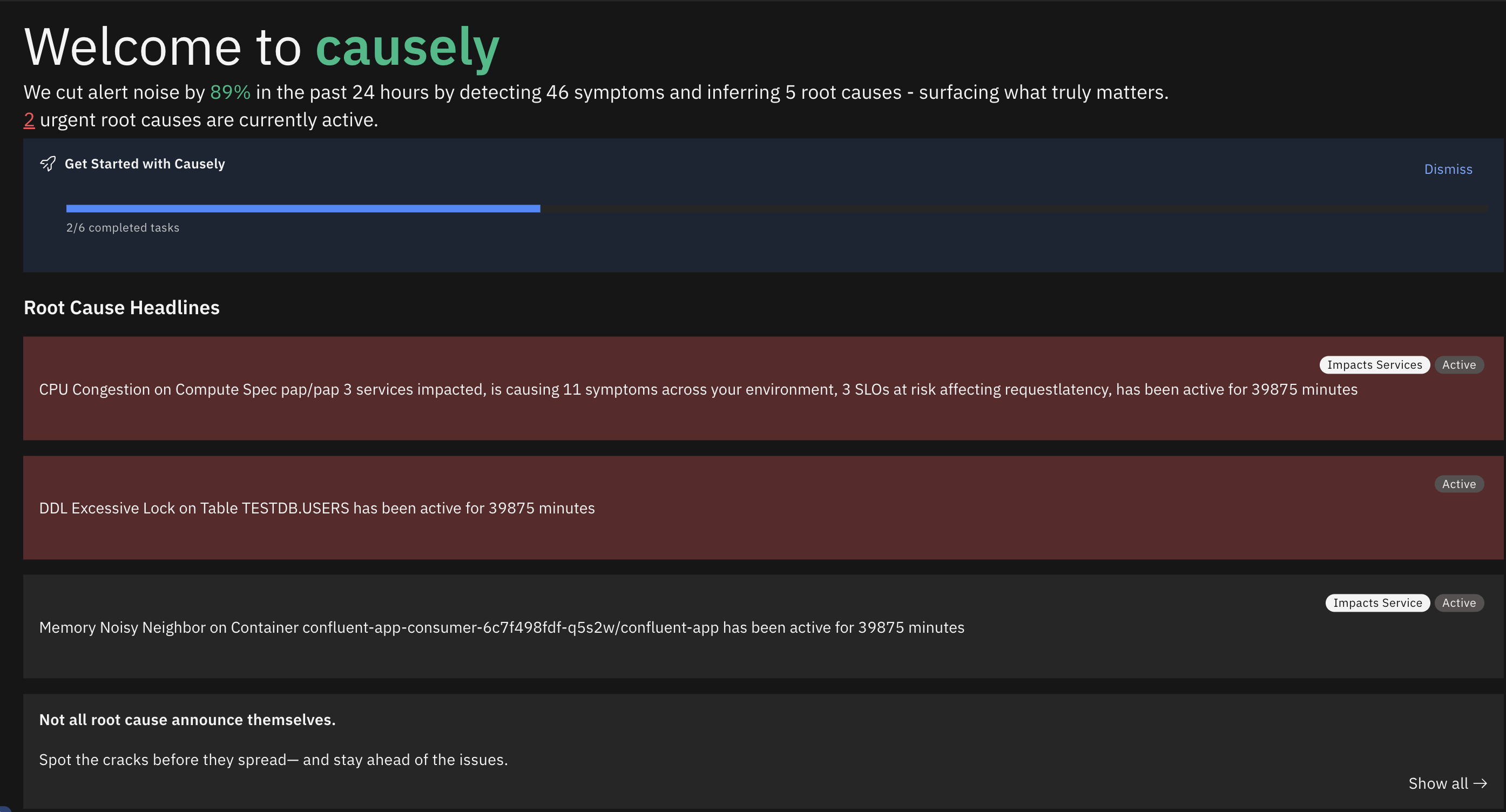 new landing page